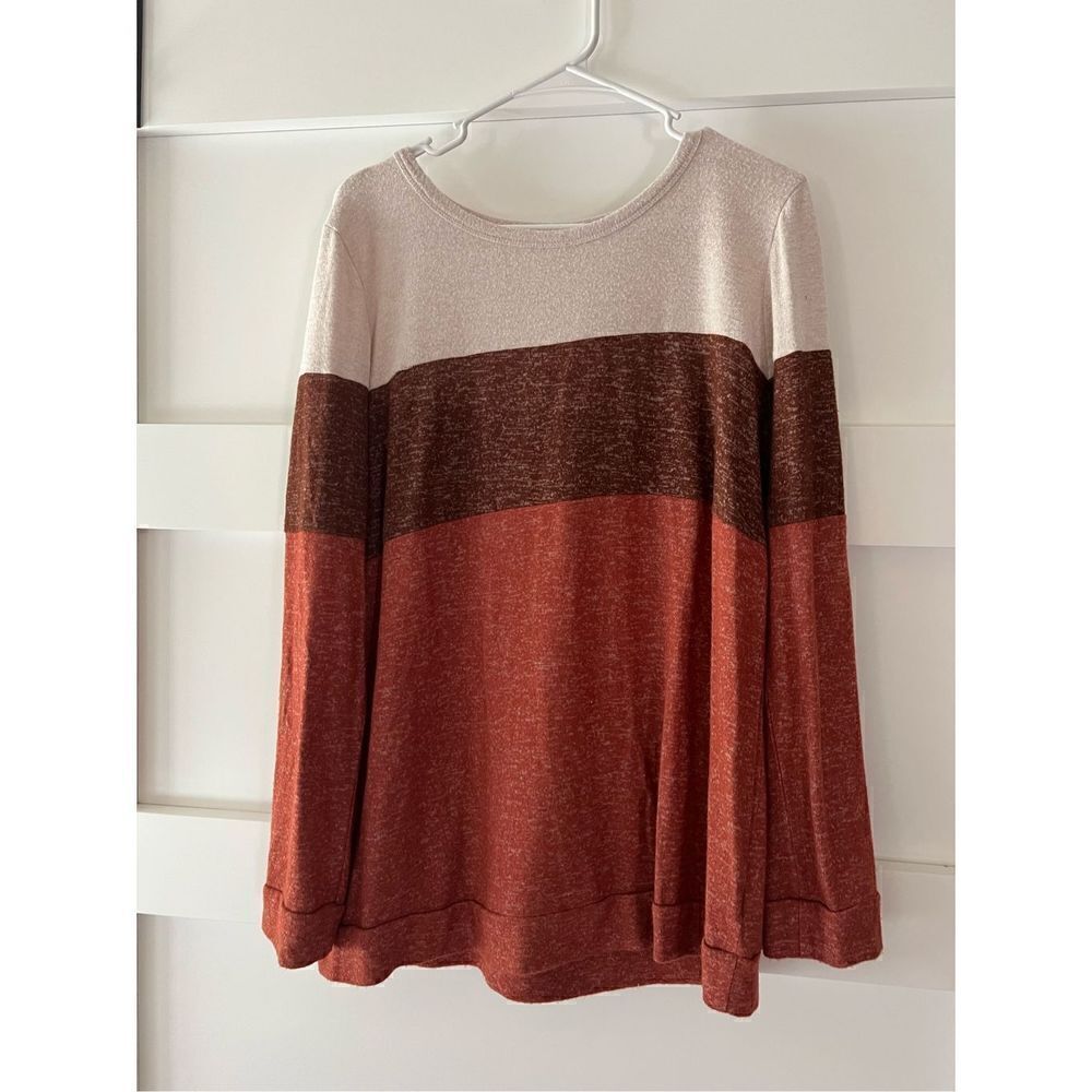 Pink Clover Ameya Brushed Knit Top Striped top
